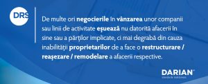 Restructurarea afacerii și negocierea vânzării